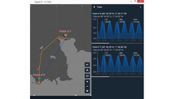 Tidal forecast in SQUID X 1.10.0